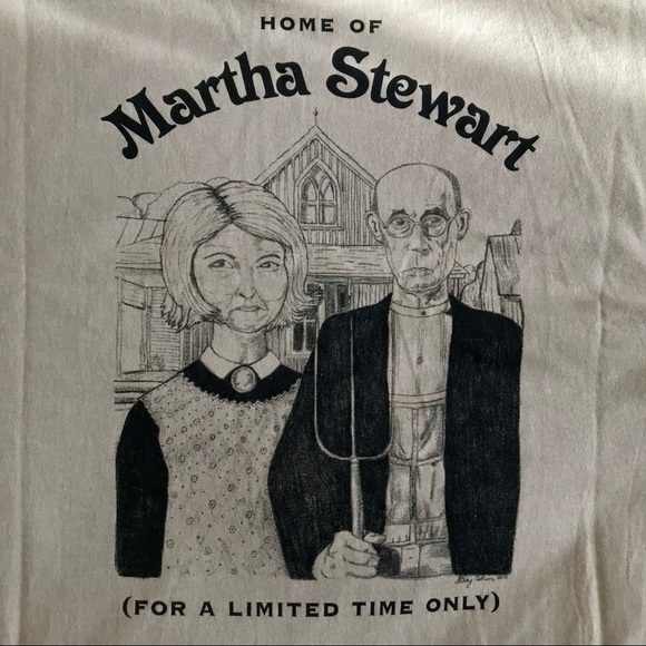 Martha Stewart Unisex T-Shirt, Khaki, Size XL, NEW - Picture 2 of 8